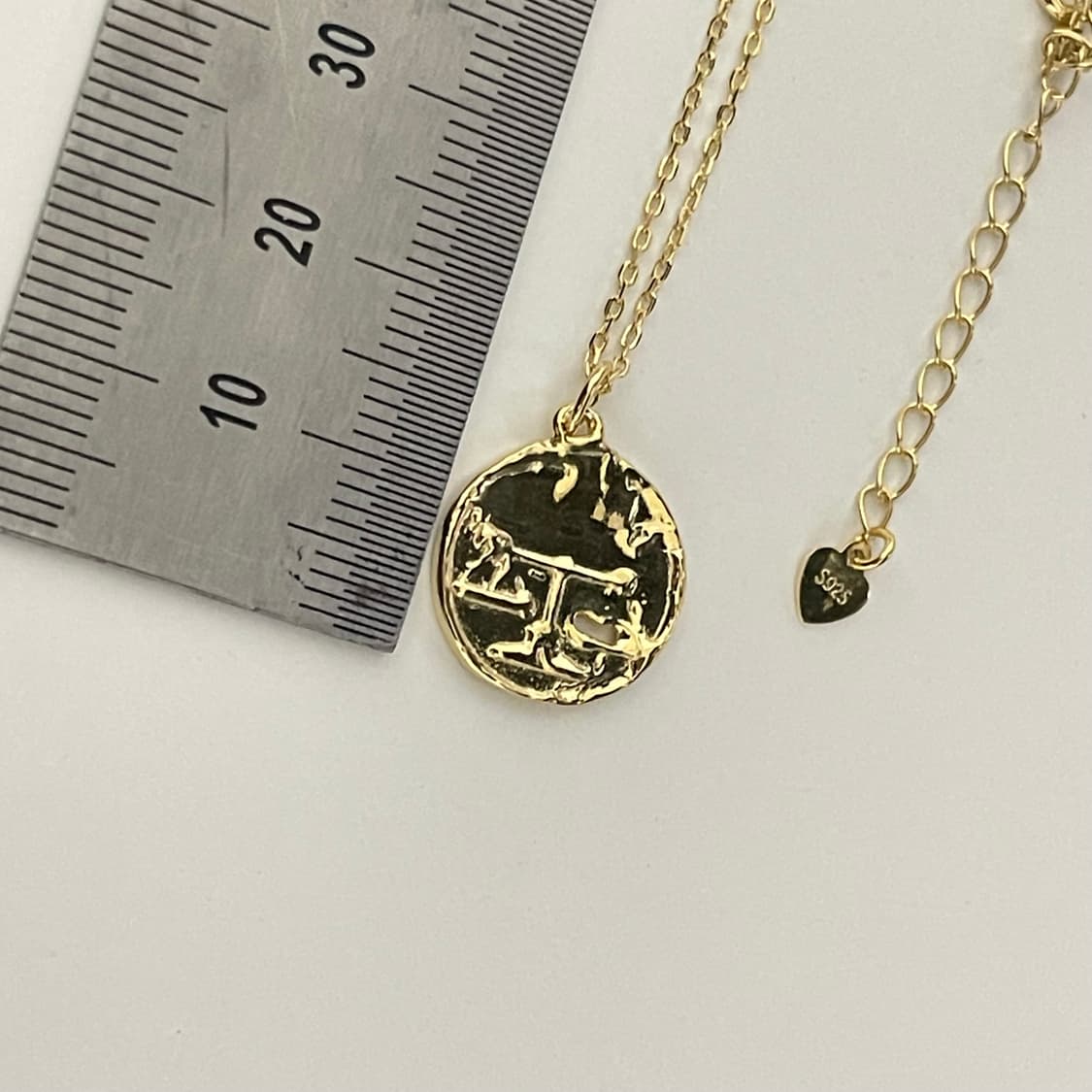 새제품) 925실버 18k골드도금 은 코인 목걸이 상품이미지5