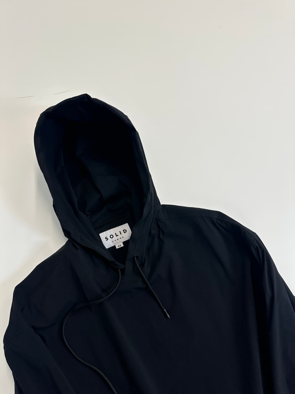 솔리드옴므 나일론후드 아노락 블랙48 상품이미지2