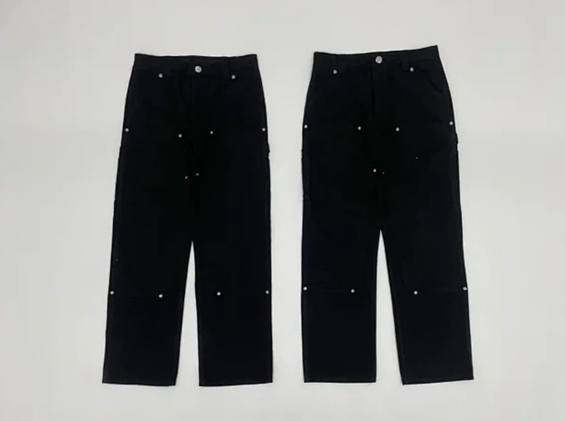 크롬하츠 카펜터 더블니 팬츠 블랙 34 상품이미지3