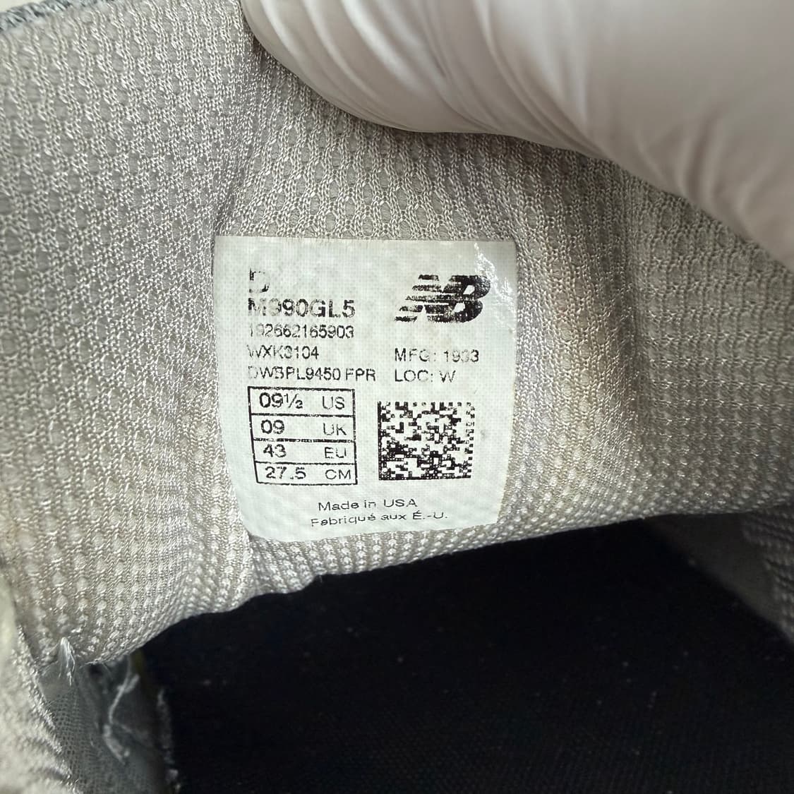 (275) 뉴발란스 990v5 메이드 인 USA 그레이 상품이미지6