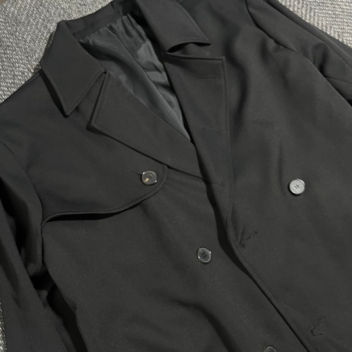 [XL] DECOROSO 데꼬로소 롱 트렌치 코트 상품이미지3