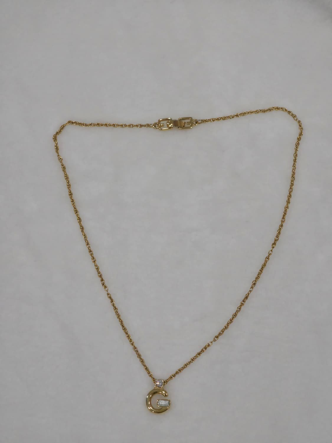 지방시 금장 G로고 펜던트 명품 목걸이 상품이미지2