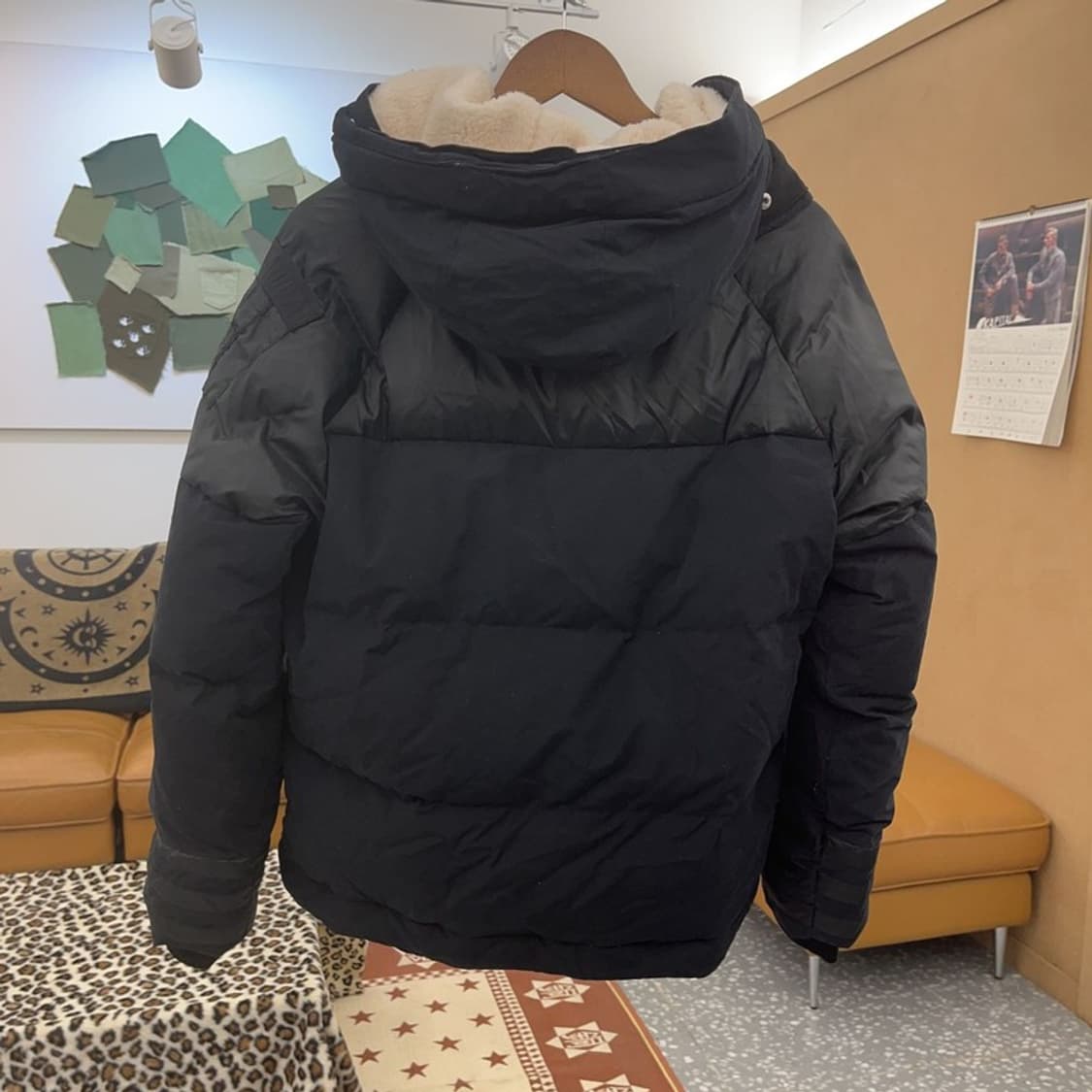 아디다스 모던 캐주얼 양털 덕다운 패딩 자켓 90 C08760 상품이미지4