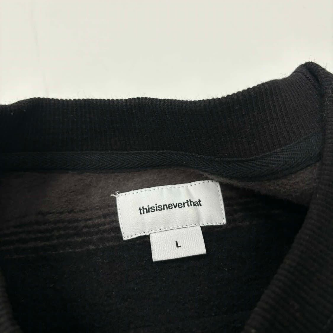 디스이즈네버뎃 스트라이프 맨투맨 스웻 셔츠(L) 상품이미지6