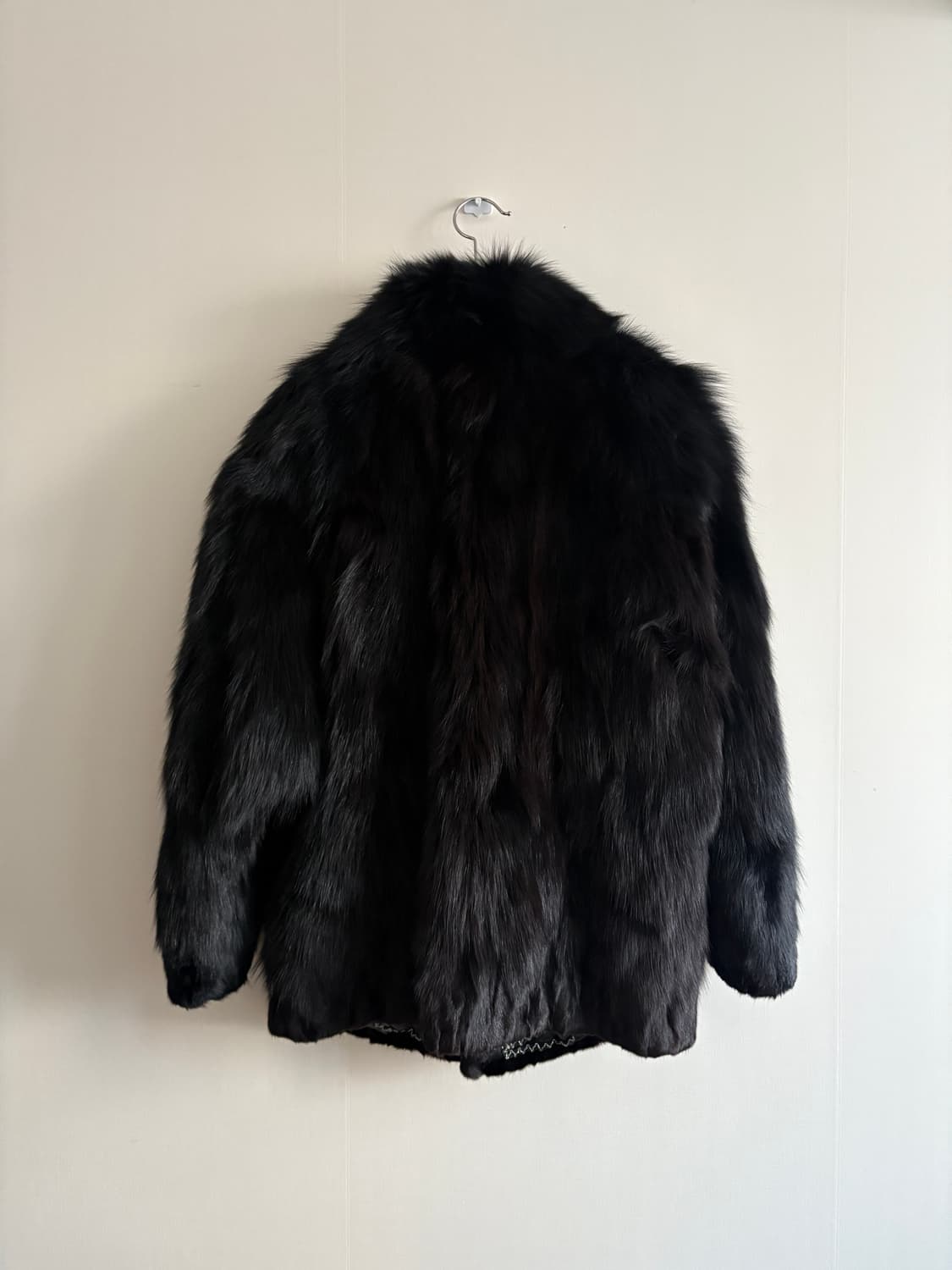 블랙 사가폭스 리얼퍼자켓 상품이미지2