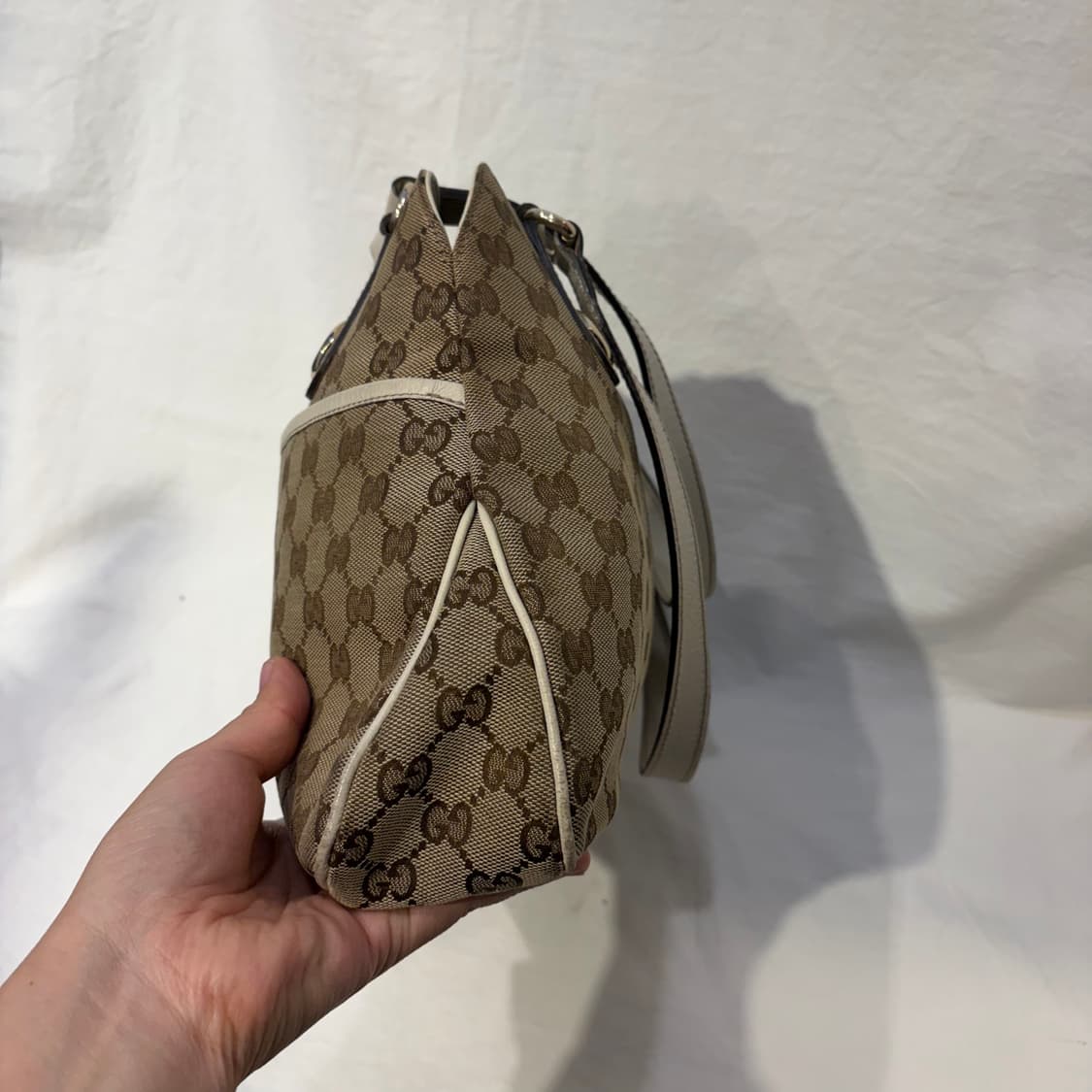 구찌 GG로고 캔버스 호보 숄더백 토트백 가방 상품이미지3