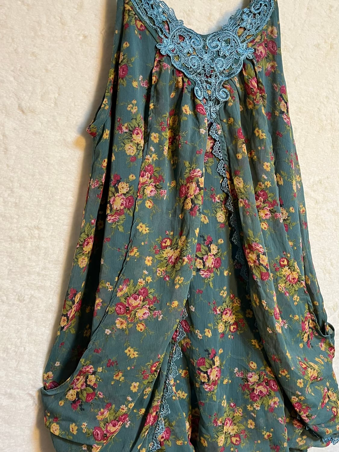 엑시즈팜 빈티지 쉬폰 벌룬핏 원피스 상품이미지4