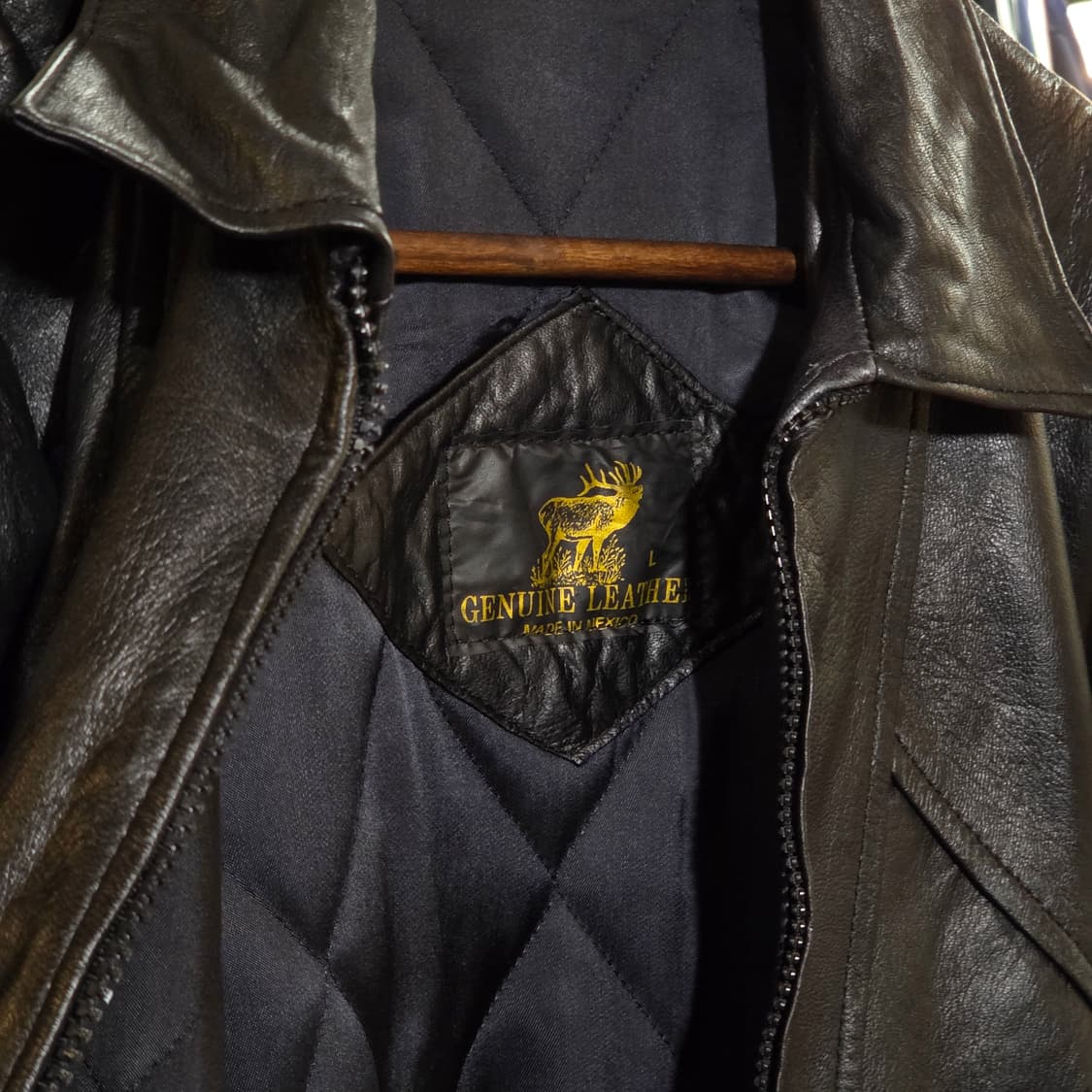 빈티지 리얼 레더 양가죽 봄버 자켓 상품이미지9