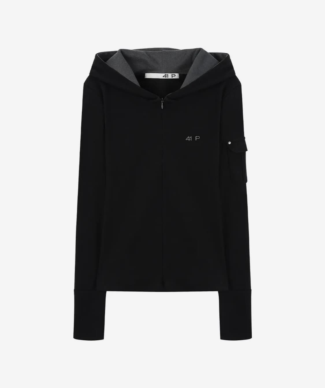 Half-Zip Hoodie / Black 상품이미지1