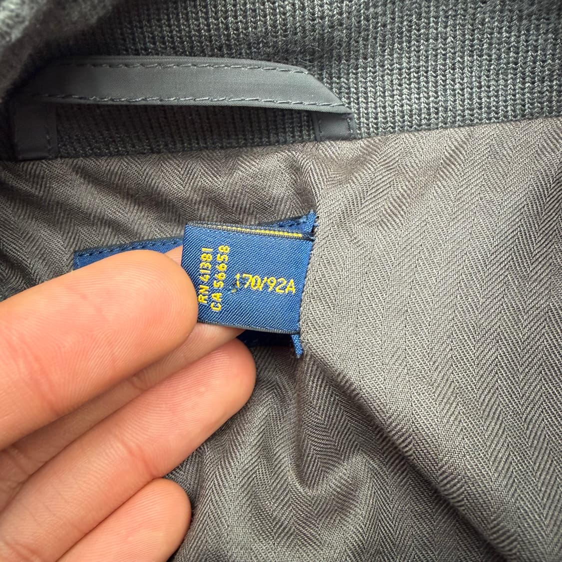 폴로 랄프 로렌 그레이 나일론 블루종 자켓 S 상품이미지8