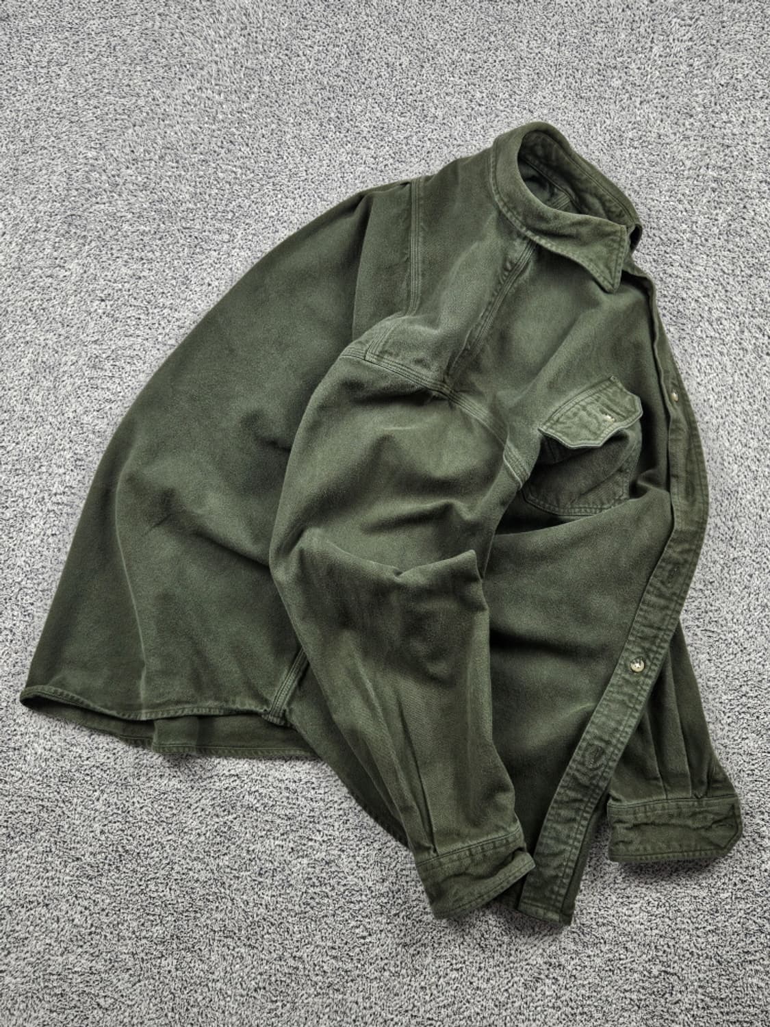 칼하트 오리지널 헤비 코튼 워크 셔츠 ( L ) / 10330 상품이미지3