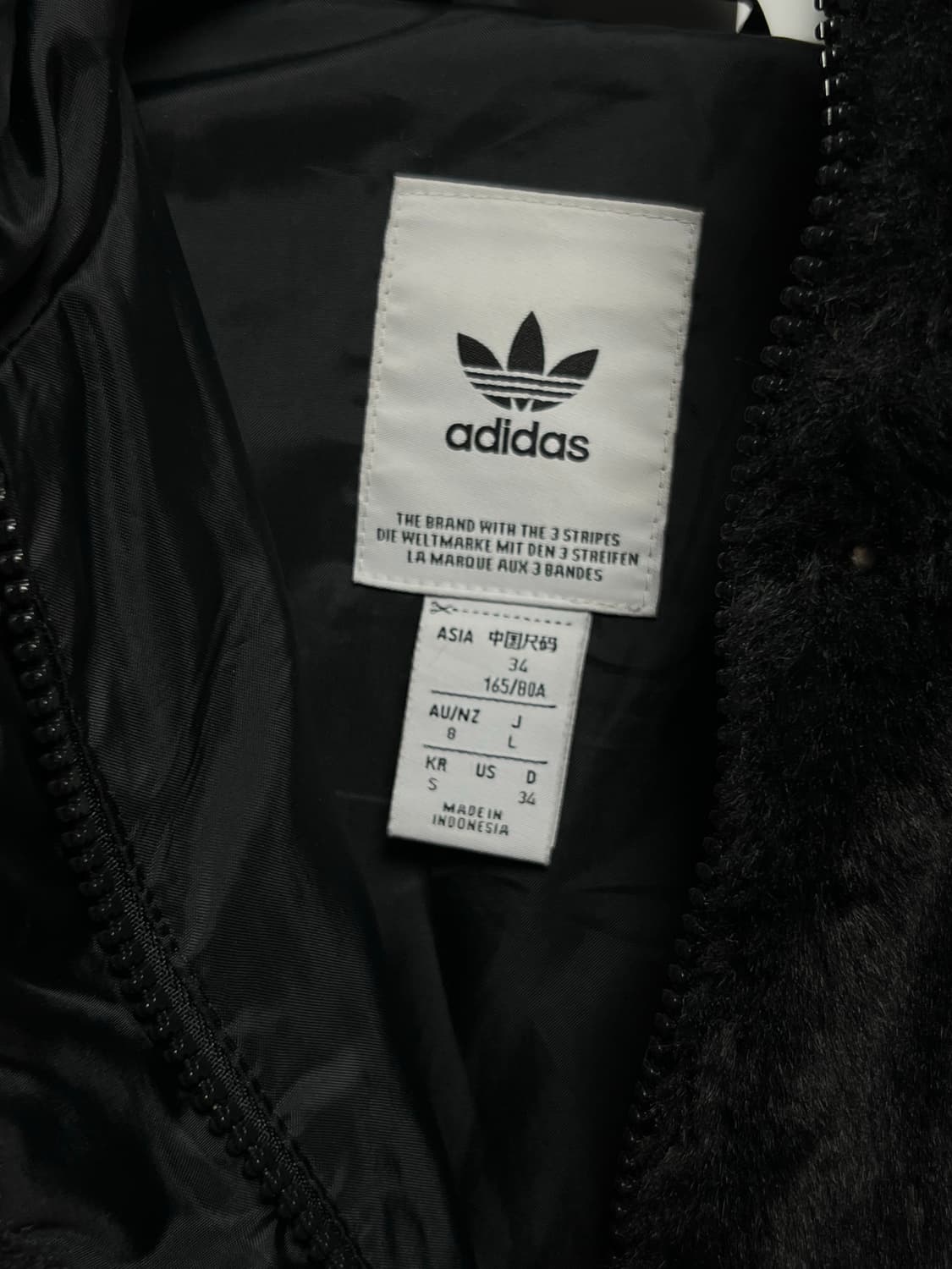 아디다스 퍼자켓 플리스 트랙탑 저지 후드 퍼자켓 집업 제니 상품이미지4