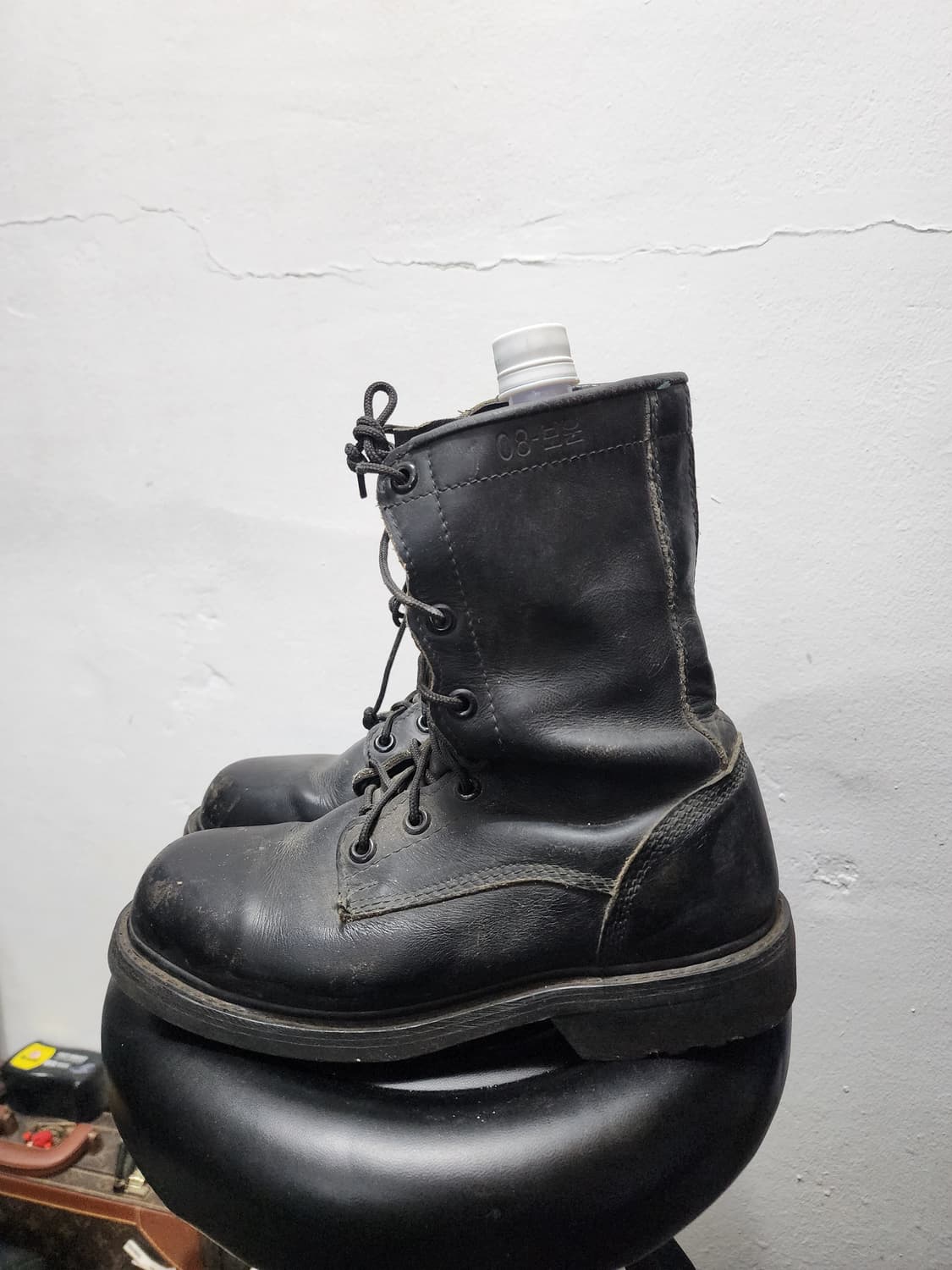 리얼레더 00s 밀리터리 군용 전투화 상품이미지3