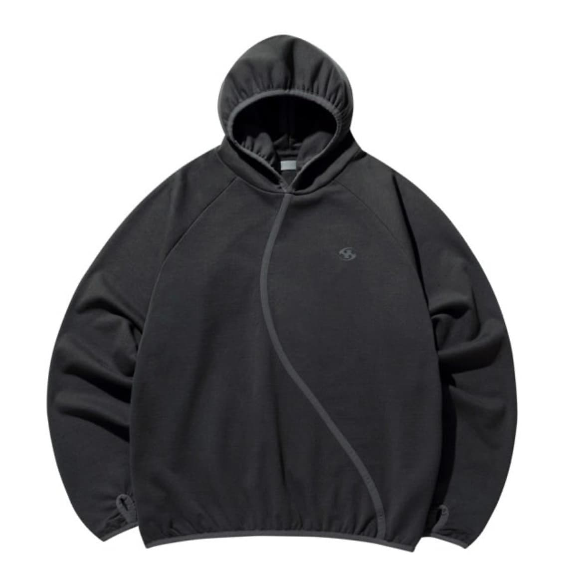 (구해요) 산산기어 테이프드 후드 차콜 상품이미지1