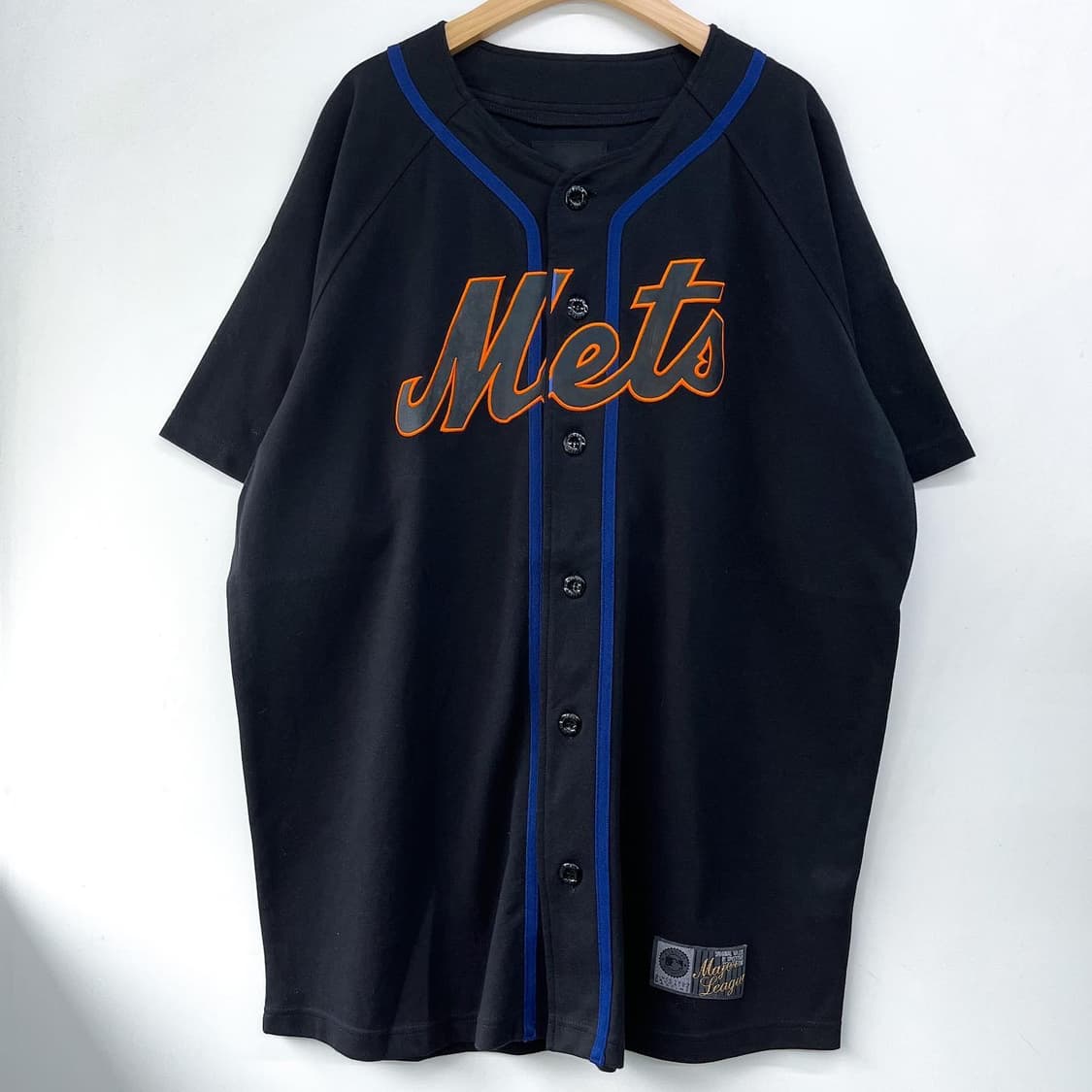 엠엘비 뉴욕 메츠 데드스탁 베이스 볼 하프 져지 상품이미지3