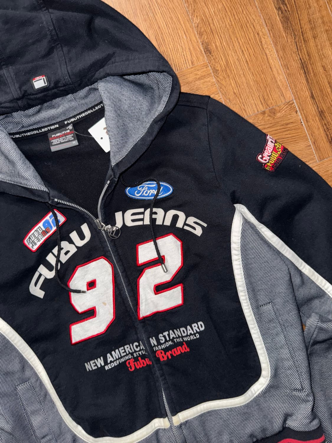 후부 디테일 후드집업  상품이미지5