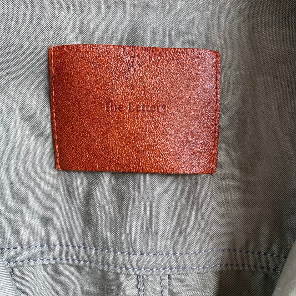 The letters 레이온 자켓 상품이미지5