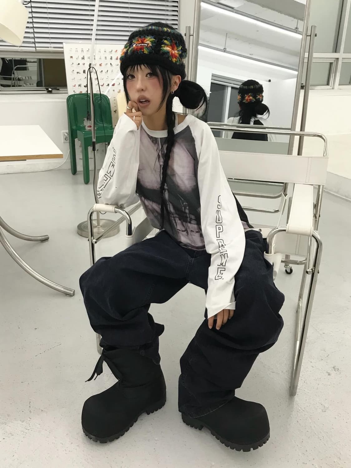 슈프림 기거 래글런 롱슬리브 - 23Fw ( ⭐️레어⭐️ )  상품이미지6