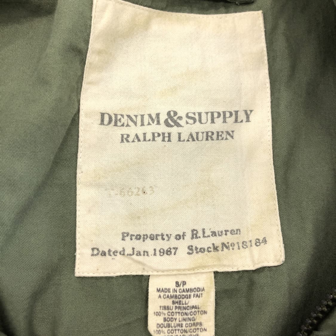 폴로 데님앤서플라이 M51 필드자켓 S 상품이미지6