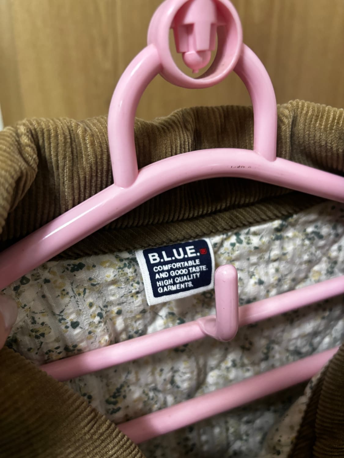 B.L.U.E. 퀼팅 자켓 카키 상품이미지6