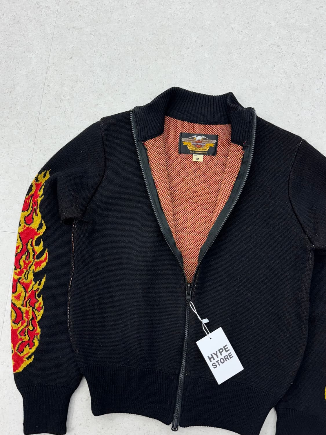 할리데이비슨 니트 집업 상품이미지3