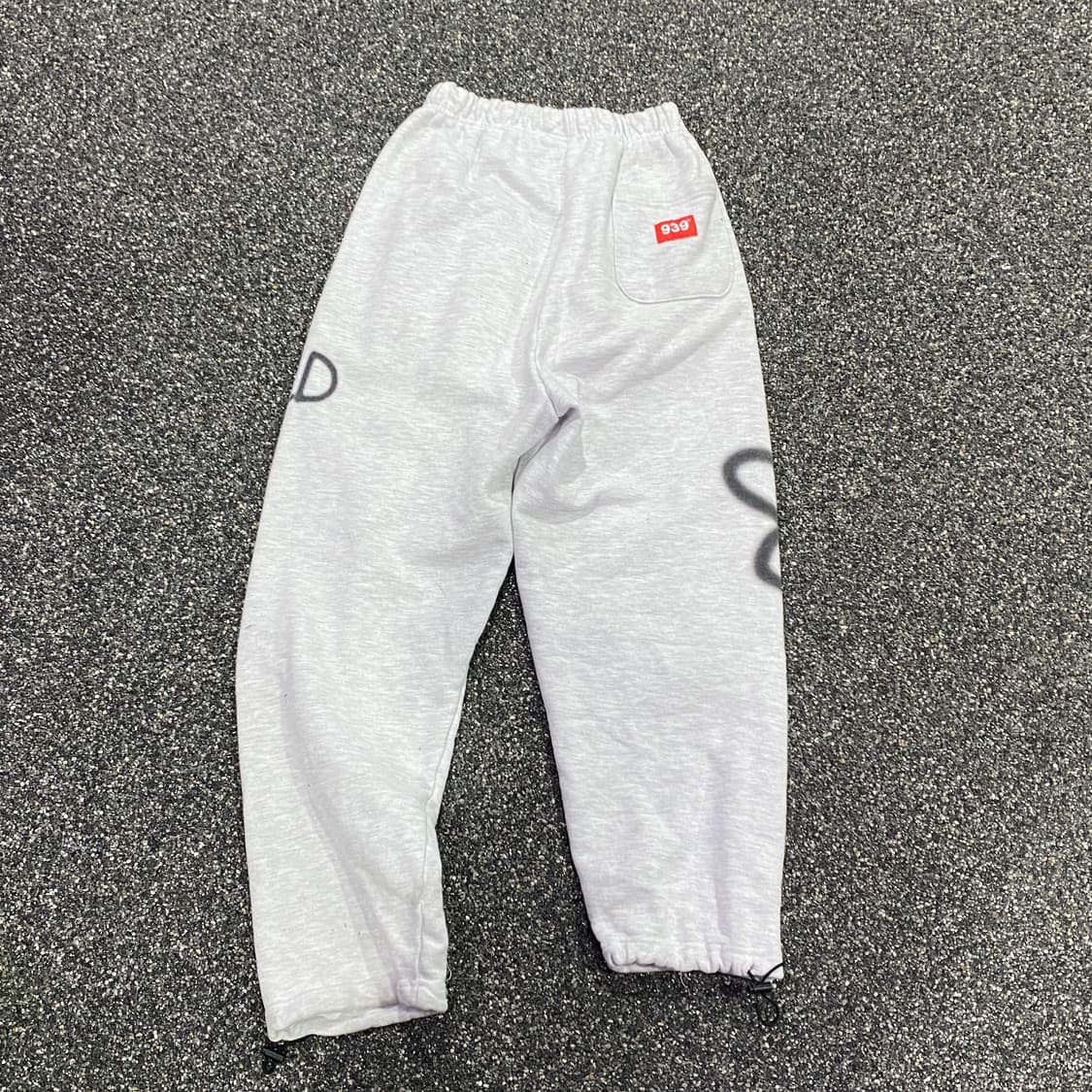 아카이브볼드 빅로고 페인팅 조거팬츠 B3249 상품이미지5