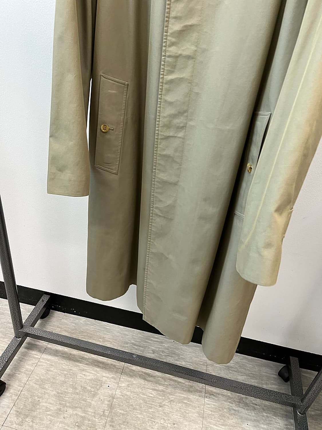 105) 버버리 올리브그린 개버딘코트  상품이미지4