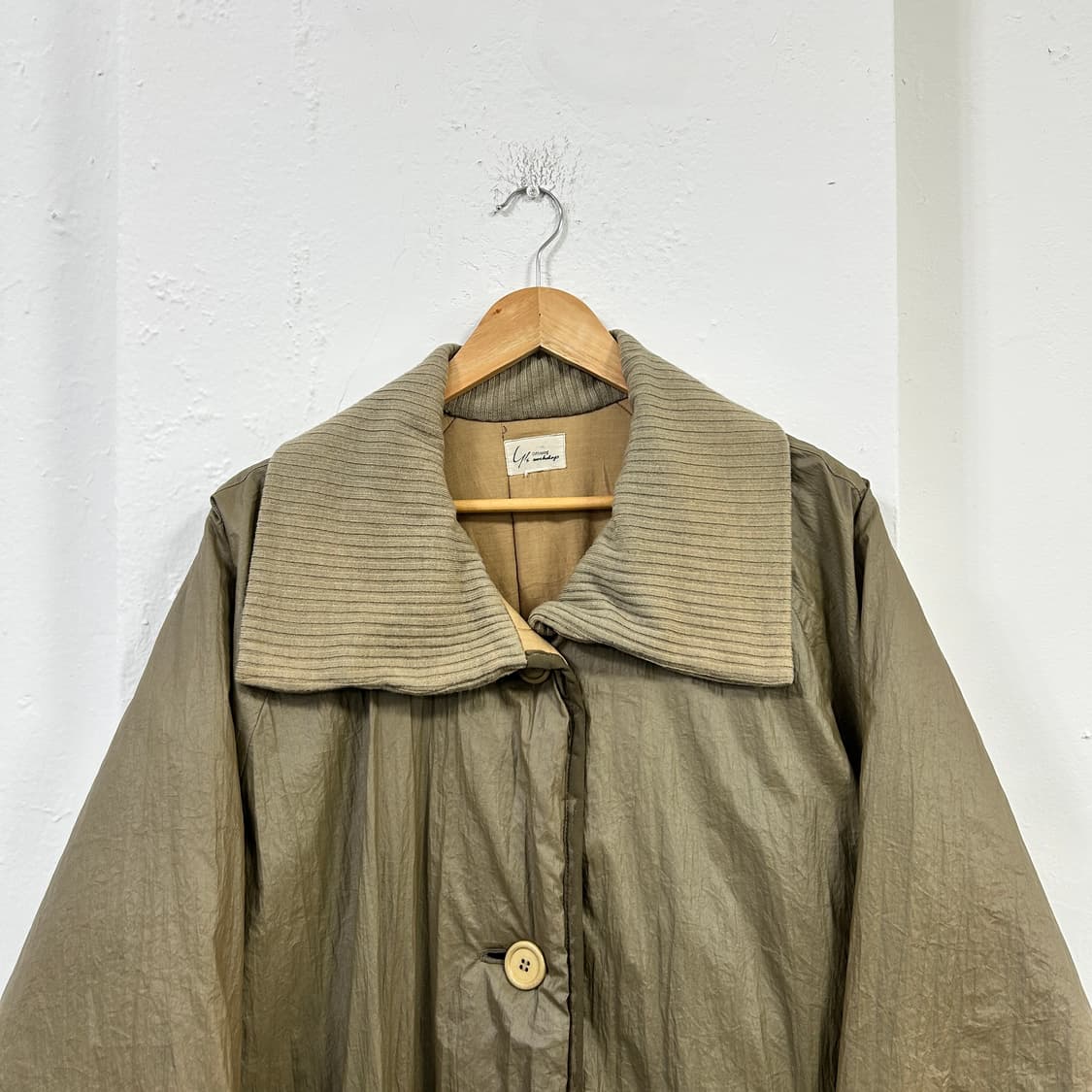 80s 요지 야마모토 폴리 코트  상품이미지2