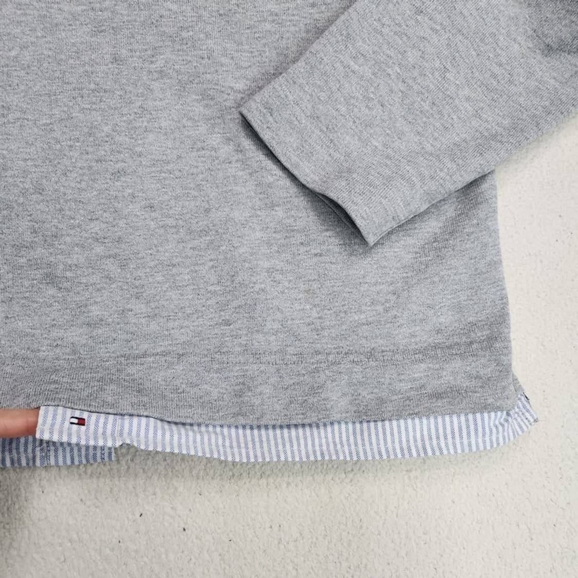 TOMMY HILFIGER 레이어드 카라 긴팔 티 Men M 상품이미지3