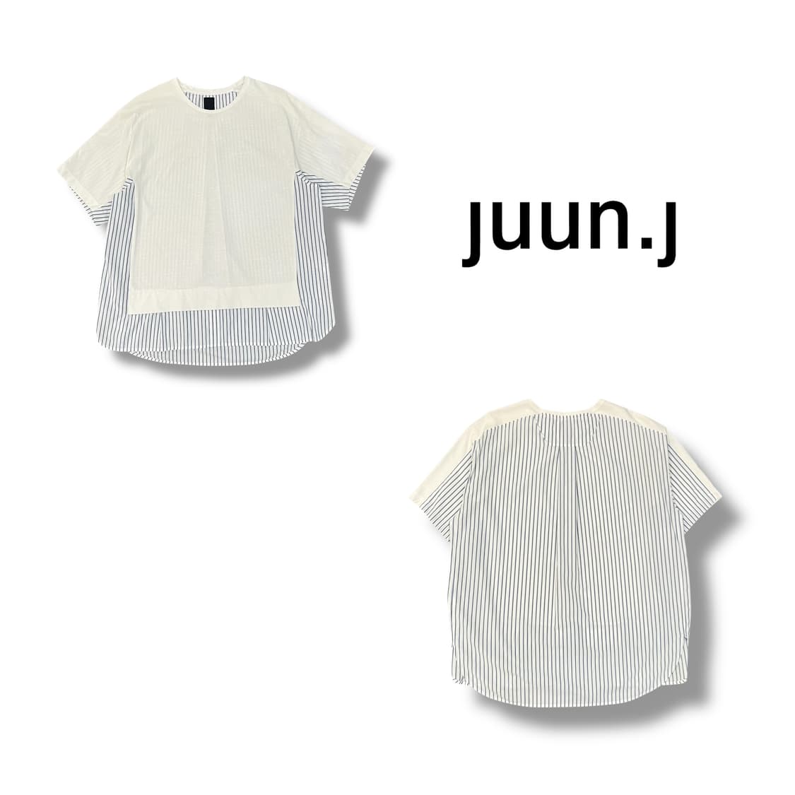  준지 하프 레이어드 반팔티 y12547 상품이미지1