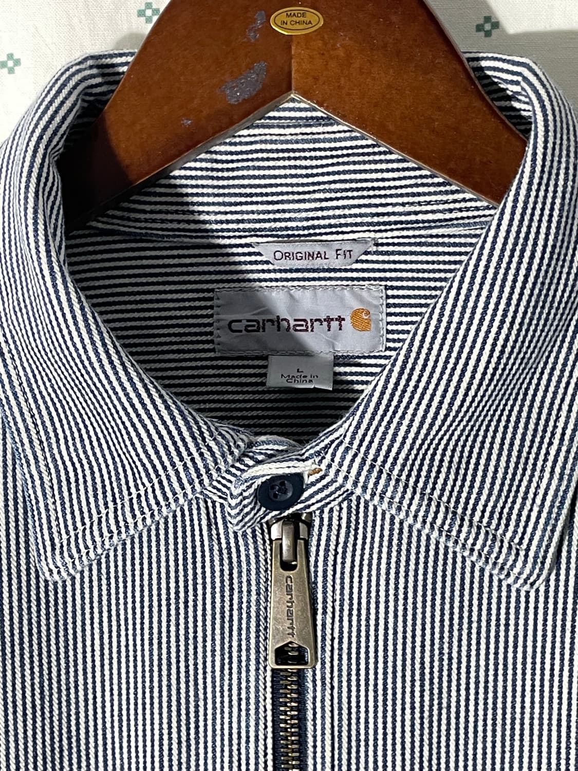 칼하트 스트라이프 워크 셔츠 상품이미지4