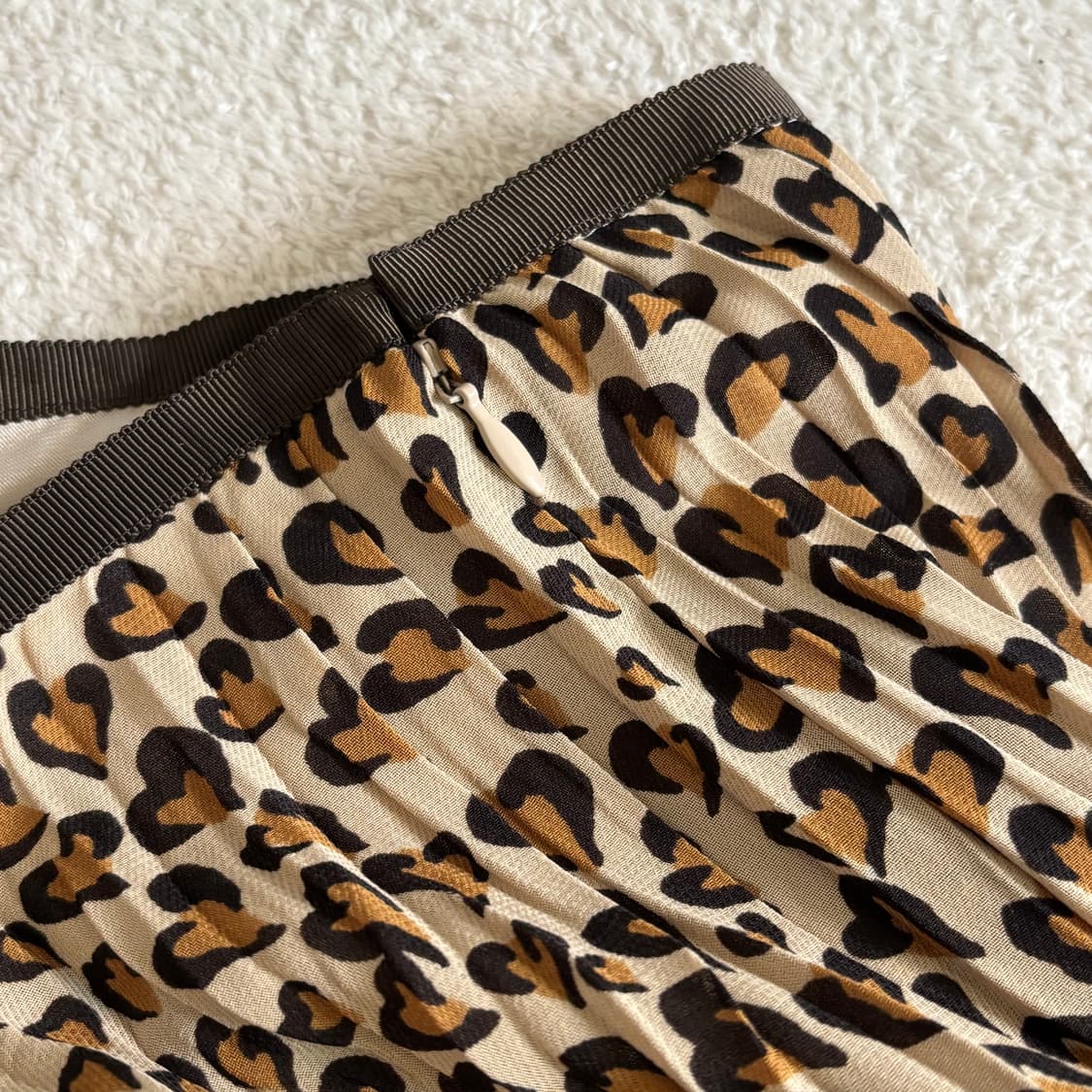 일본빈티지 레오파드 호피 스커트 상품이미지6