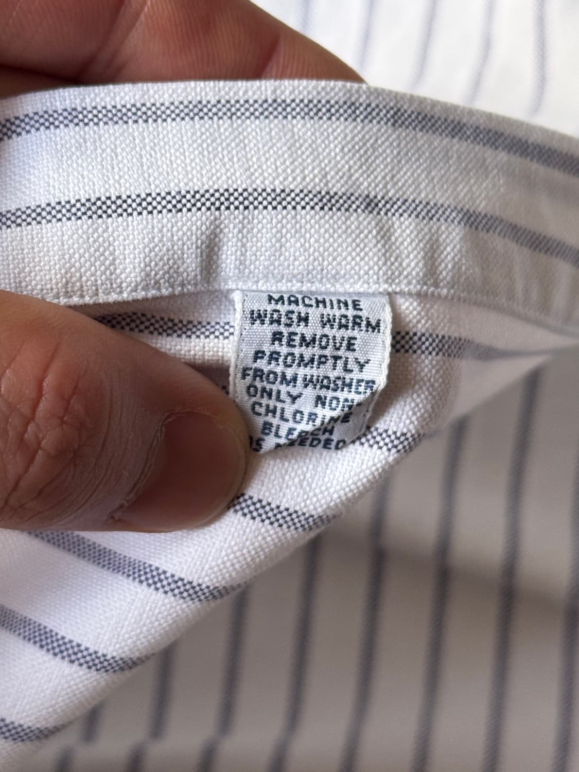 [L]90's 폴로 랄프로렌 Big Shirt 스트라이프 옥스포드 셔츠 상품이미지6