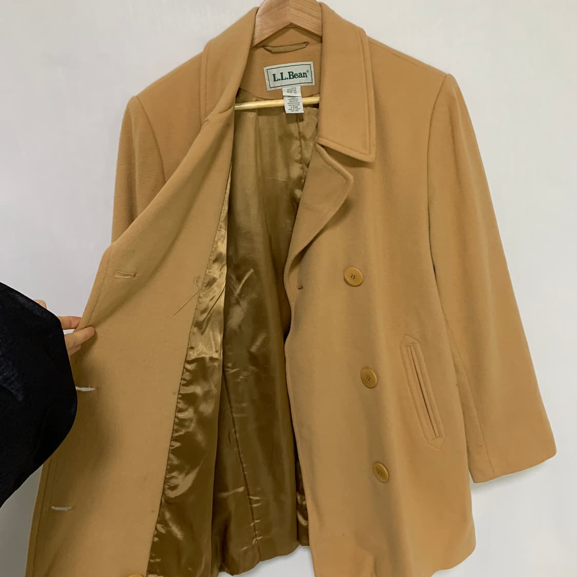 L.L.Bean 엘엘빈 카멜 더블 코트 빈티지 여성 상품이미지5