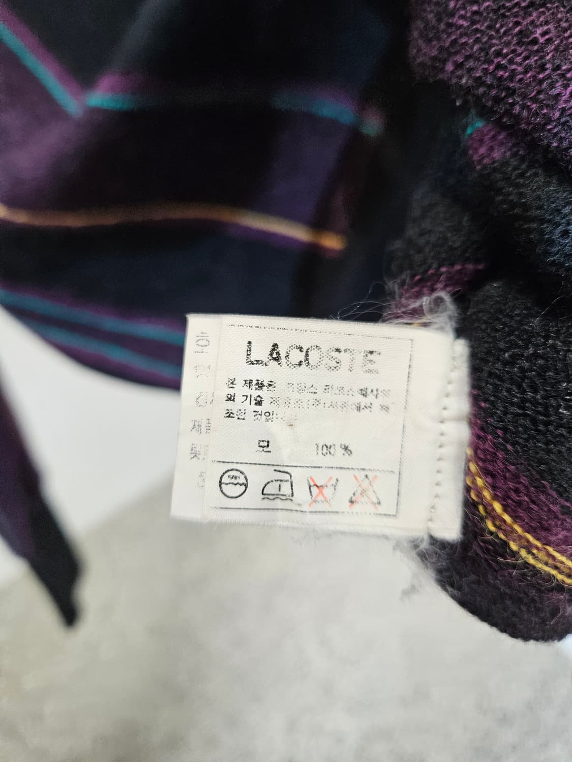 라코스테 스프라이프 브이넥 니트 상품이미지6