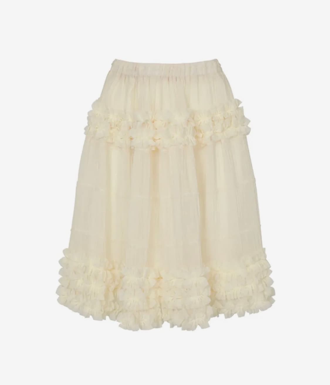 Loulouseoul Coy Cancan Frill Midi Skirt 상품이미지4