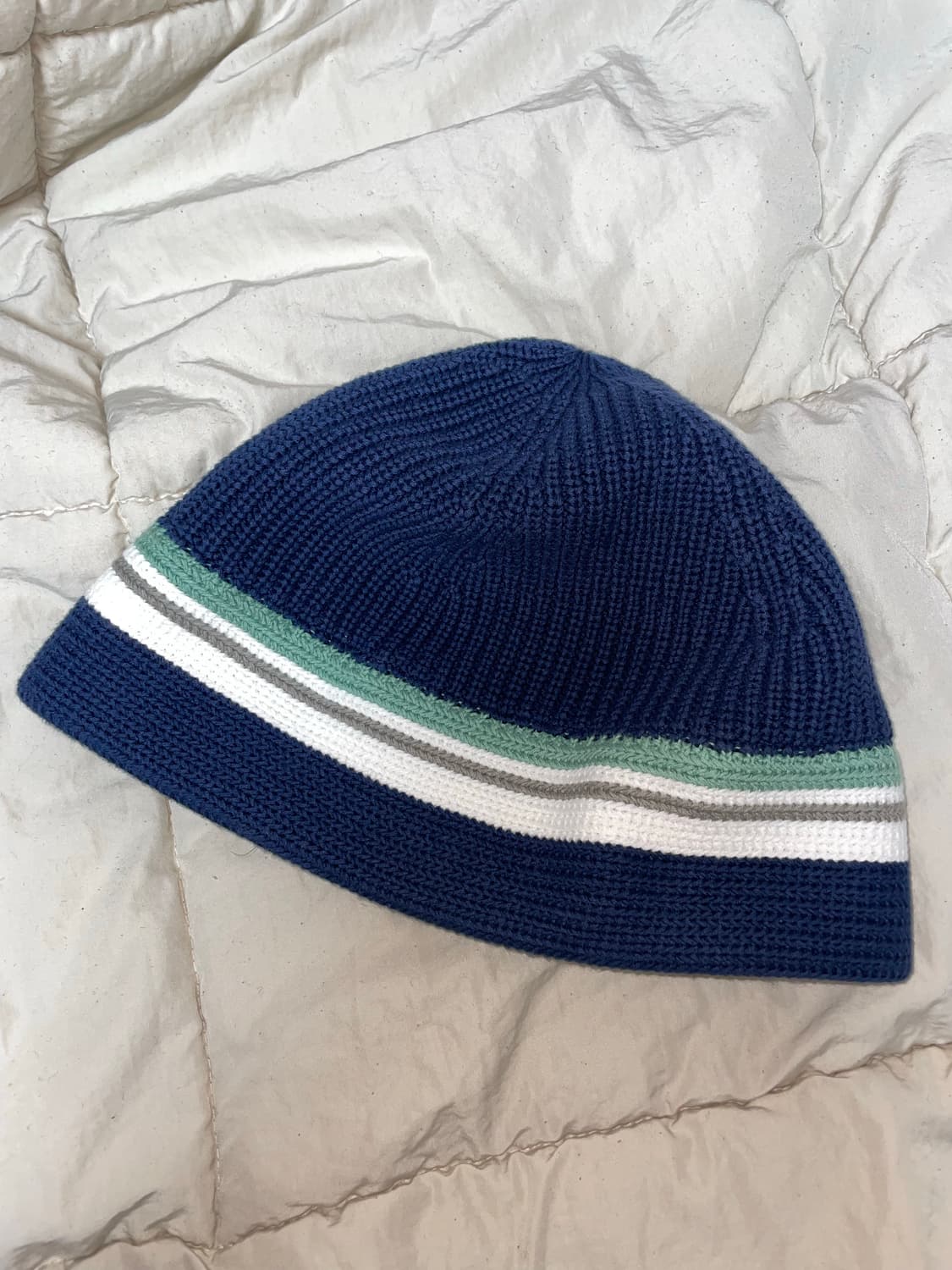 카키스 Roam knit Hat Navy 상품이미지2