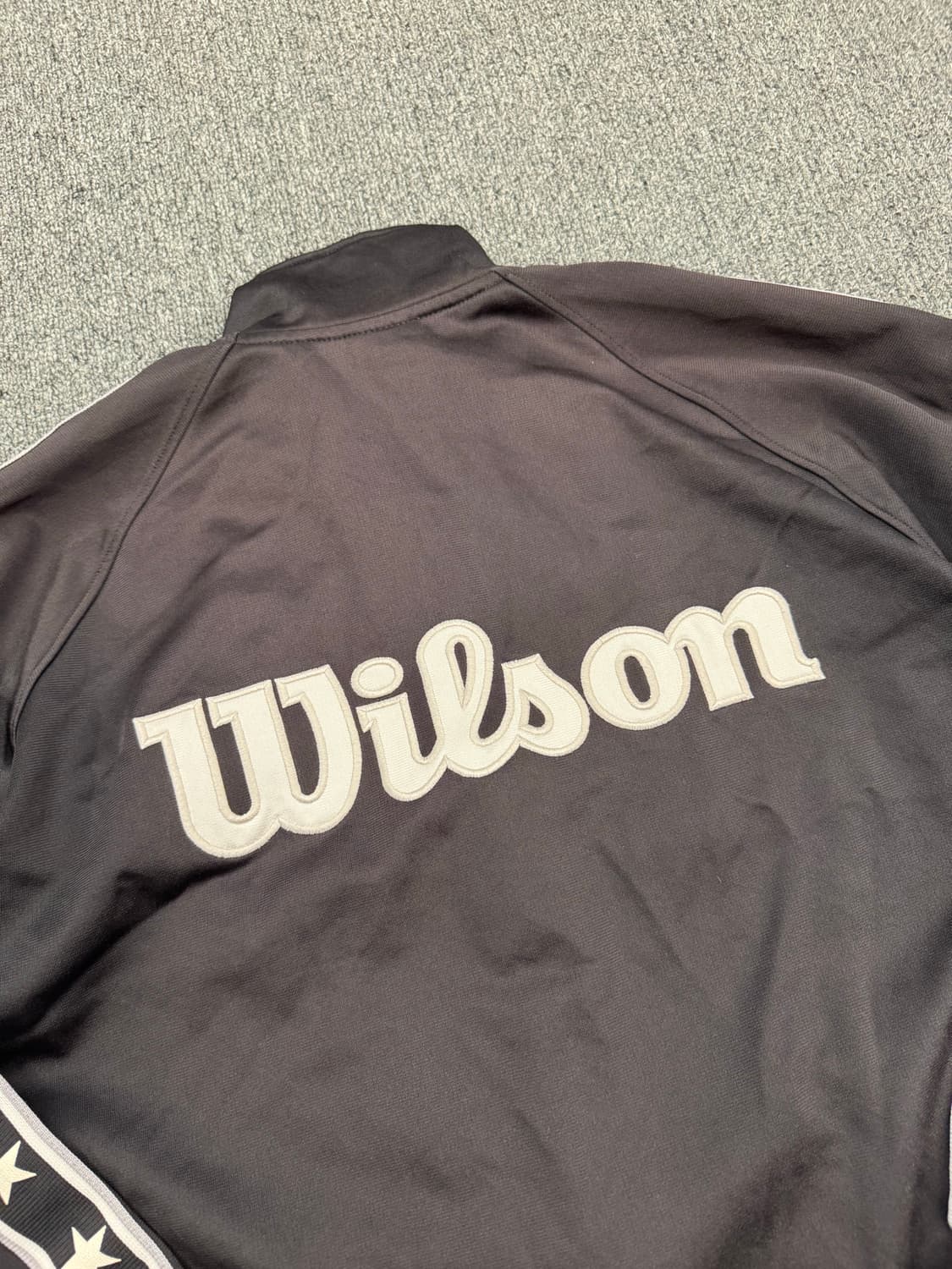 L)Wilson 빈티지 자수 트랙탑 져지 상품이미지6