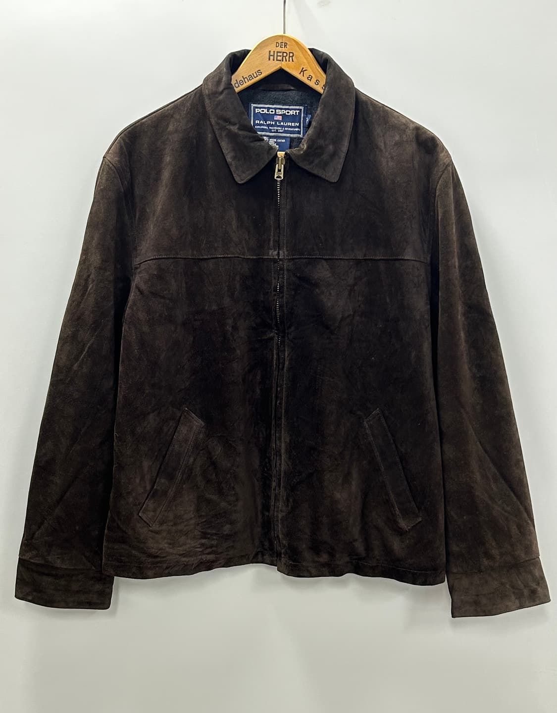 폴로 스포츠 스웨이드 자켓 상품이미지1