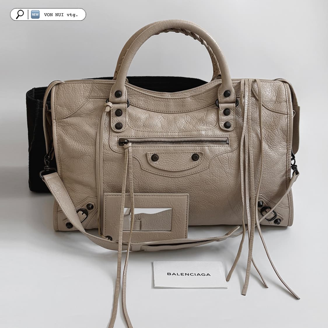 발렌시아가 클래식 시티백 미듐 판매합니다. 상품이미지1