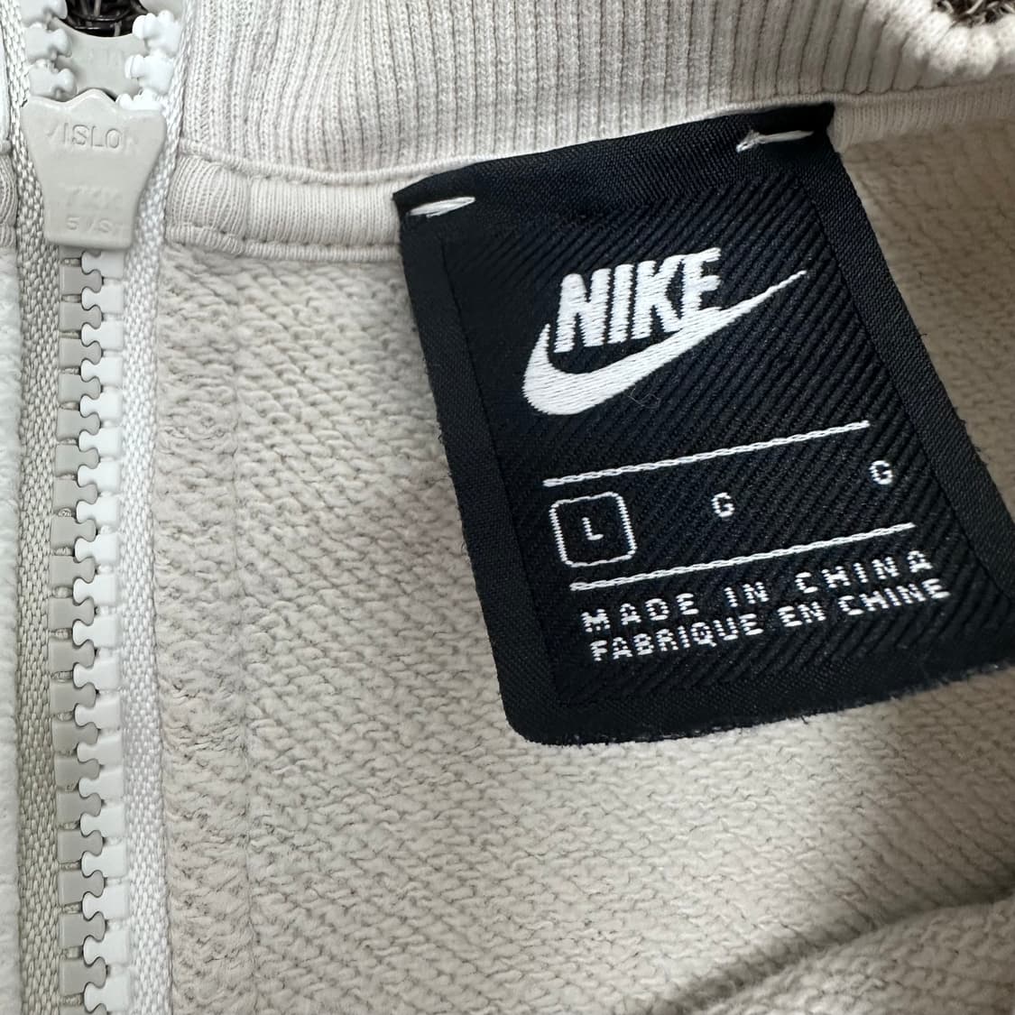 NIKE 나이키 반반 스우시 맨투맨 화이트 L 상품이미지3