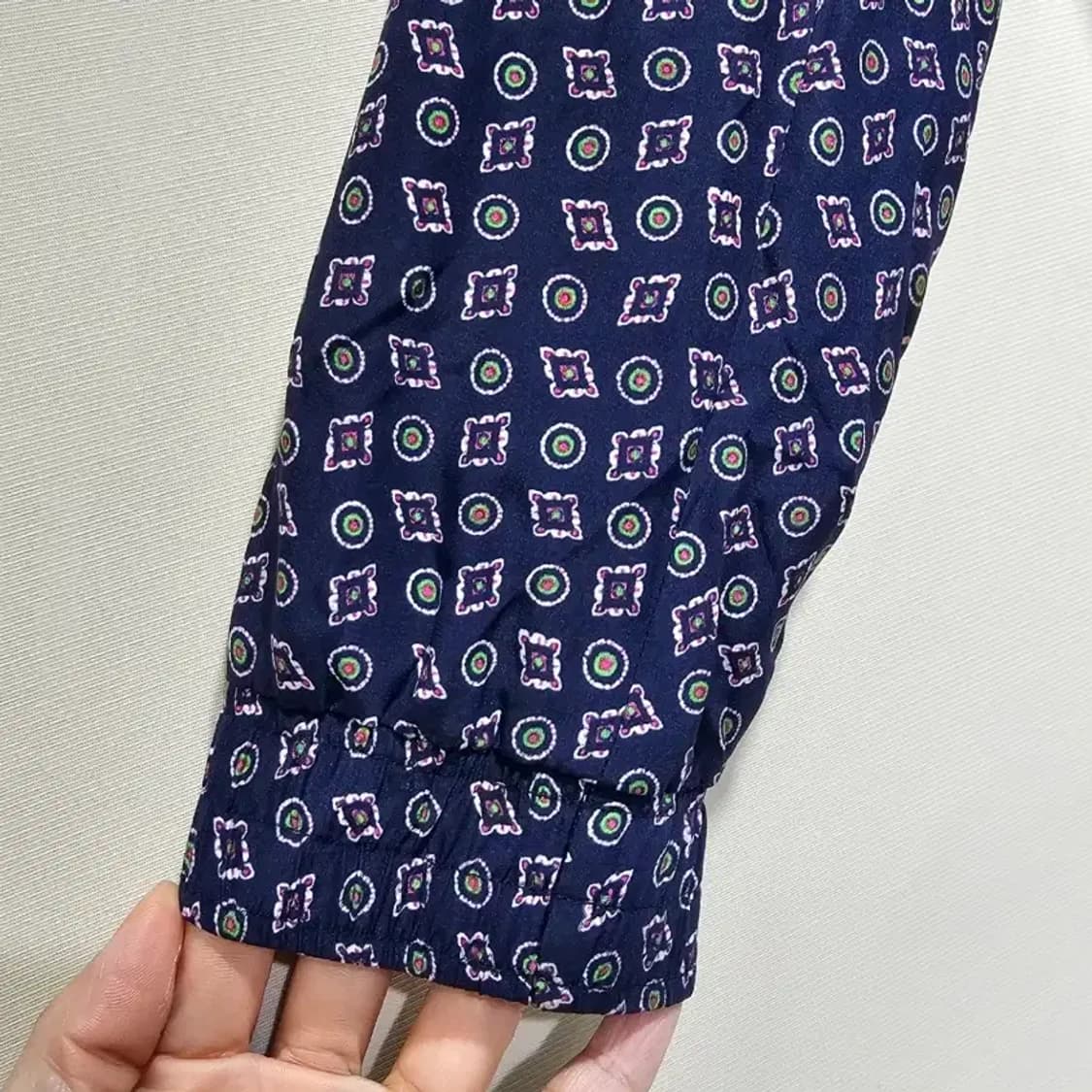 띠어리 패턴 블루종 자켓~55 상품이미지6