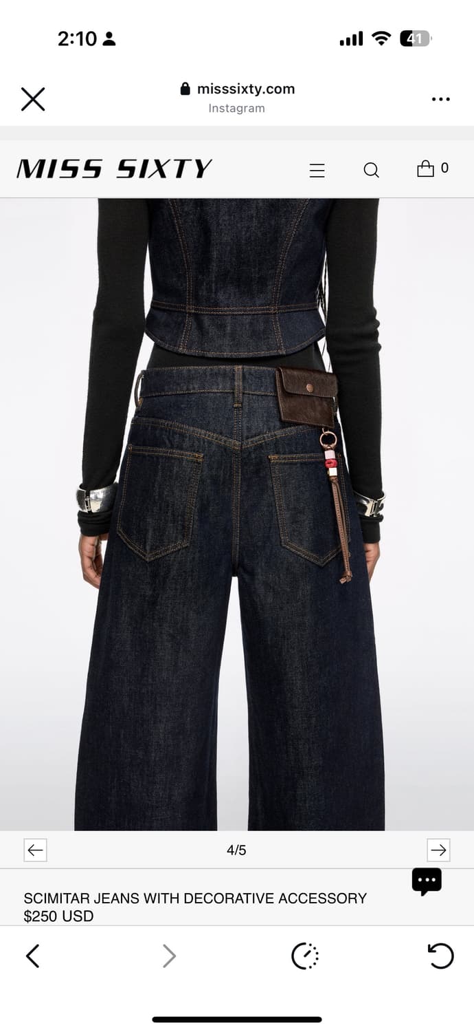 Miss sixty 데님바지(새상품) 상품이미지3