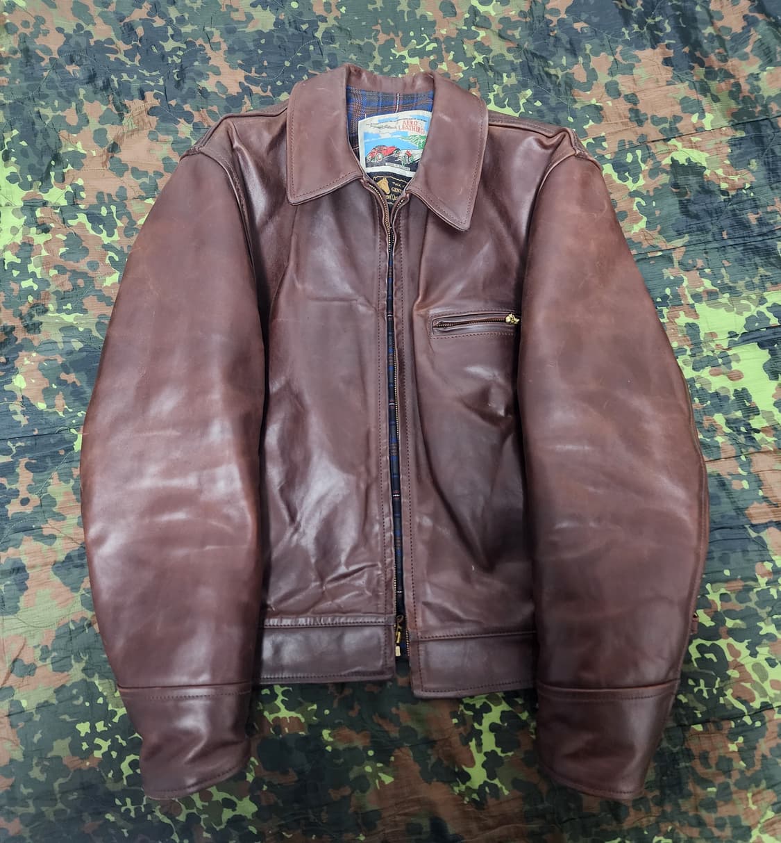 에어로레더 하이웨이맨 말가죽 자켓 상품이미지1