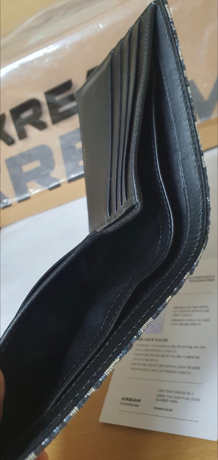 디올 오블리크 반지갑/지갑 새상품급 정품(감정O) 상품이미지9