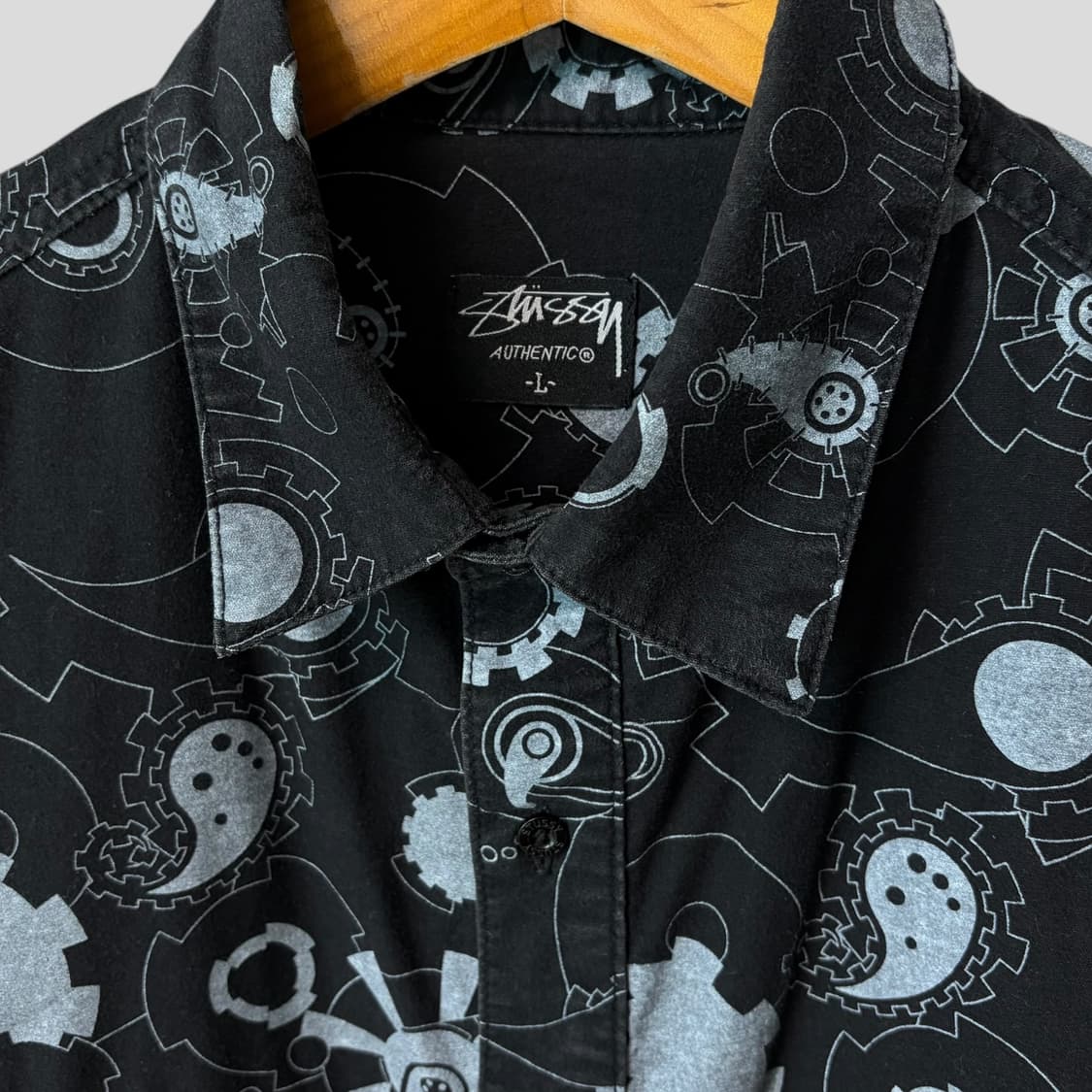 (L)Stussy 스투시 기어 페이즐리 셔츠 상품이미지3