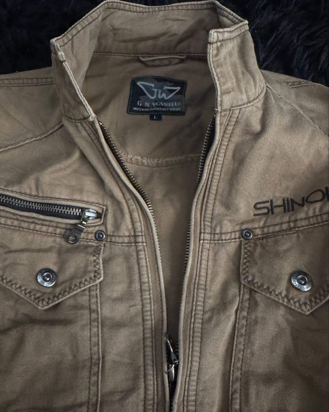 ”Unknown“ Brown military Jacket 상품이미지5