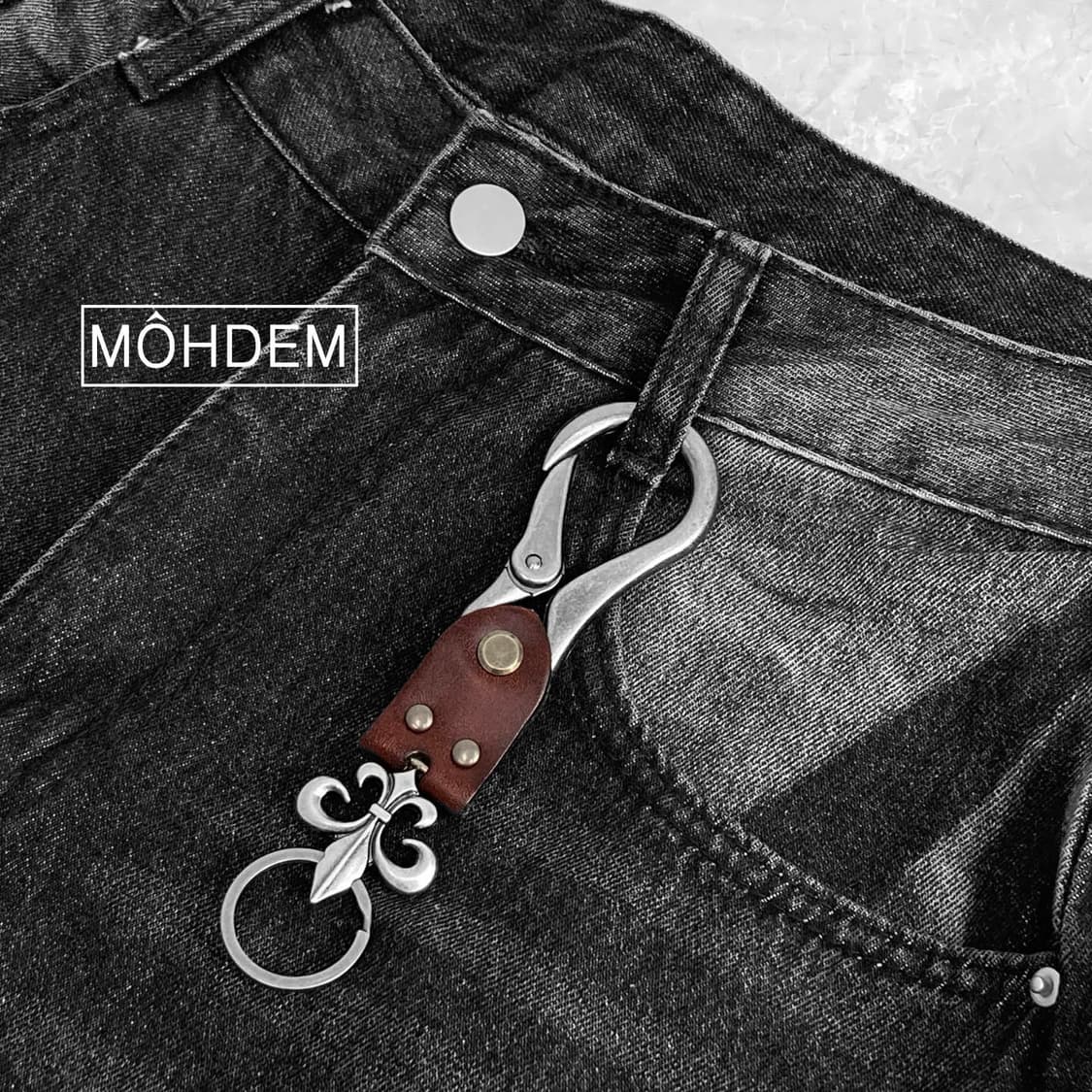 [Unisex]크롬 후크 키링 열쇠고리 상품이미지1