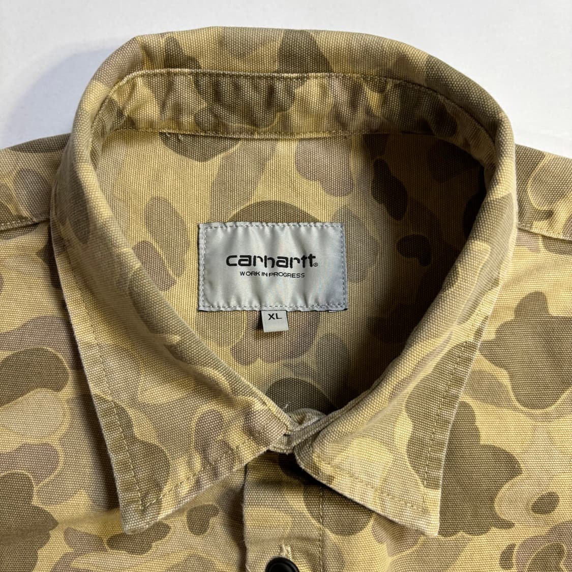칼하트 카모 덕 오버셔츠 XL 상품이미지2