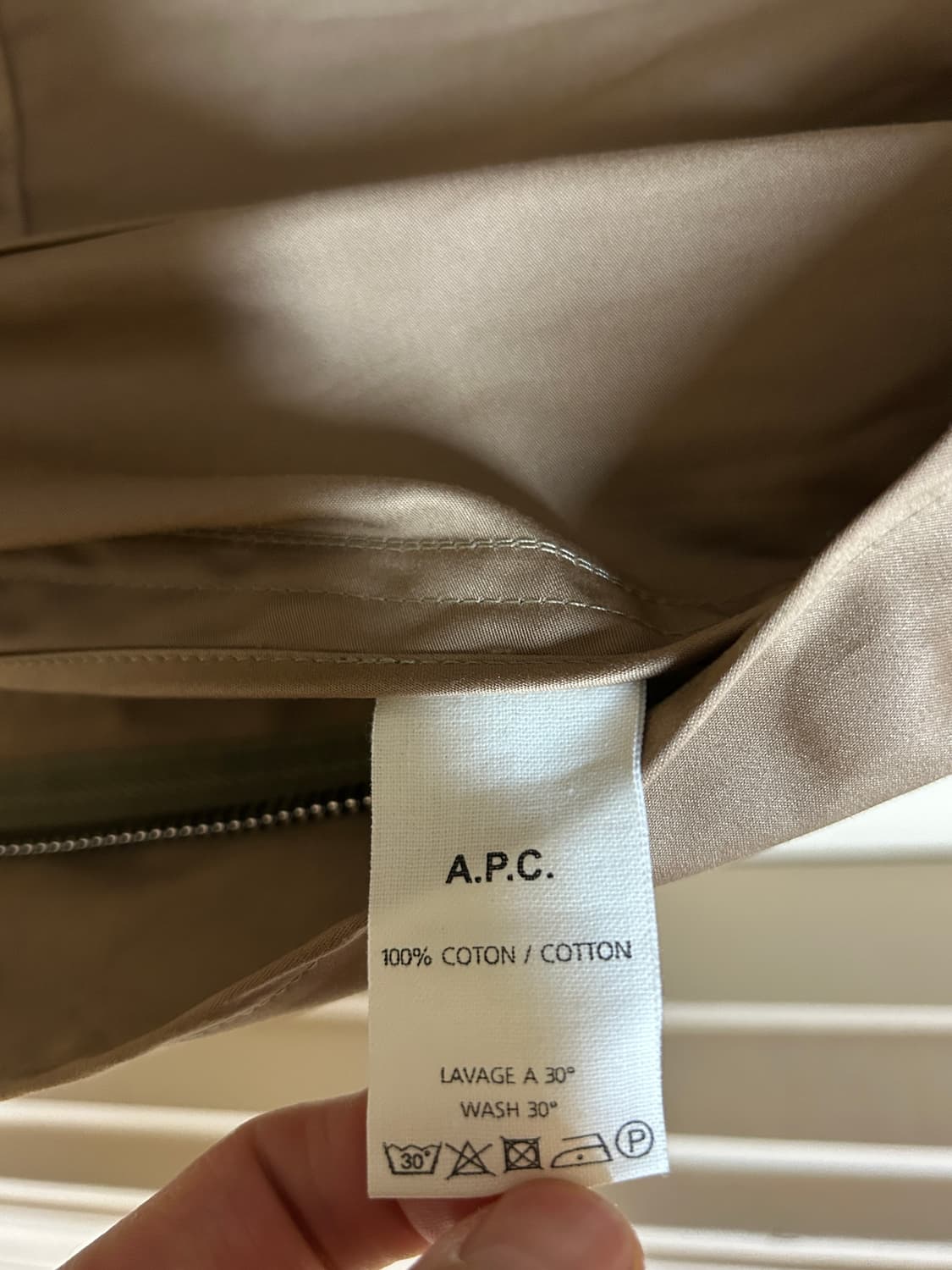 APC 아페쎄 밀리터리 피쉬테일 야상 롱자켓 상품이미지7